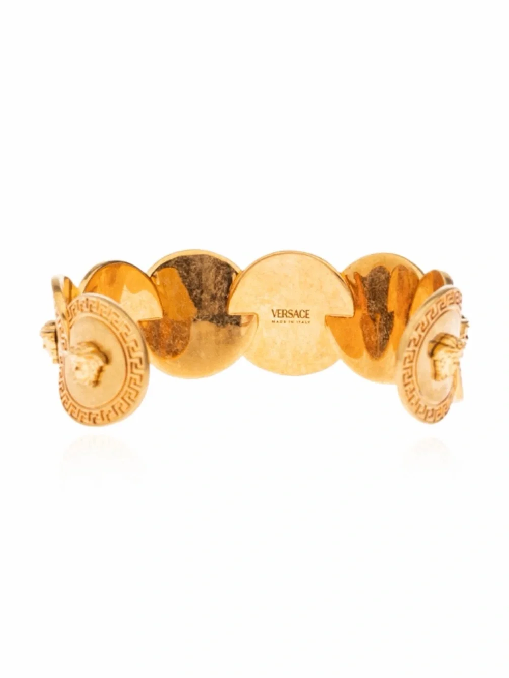 VETSACE Tribute Medusa coins cuff bracelet bangle